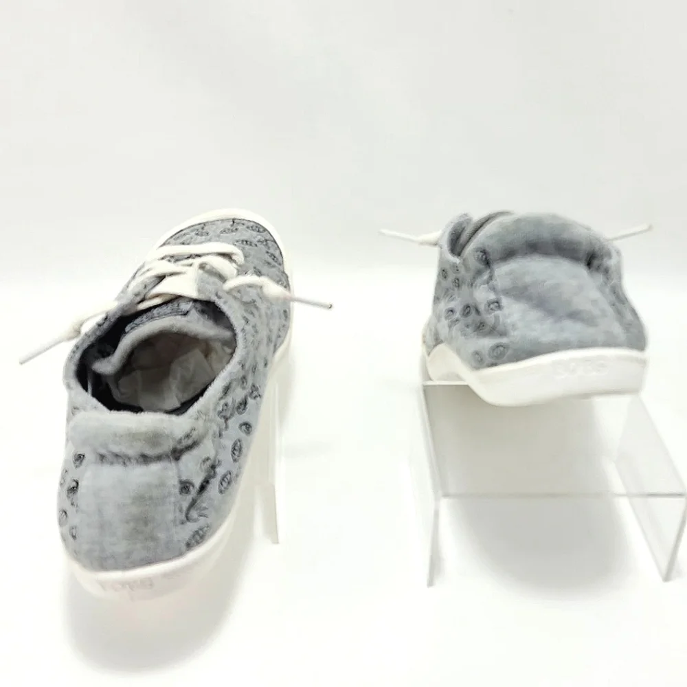 BOBS BY SKETCHERS - Slip-on sneakers, cats, gray/black, size 7.5 - Picture 5 of 10